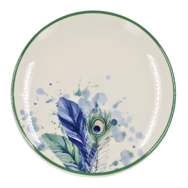 Vajilla 9 Pzas Pavo Real@