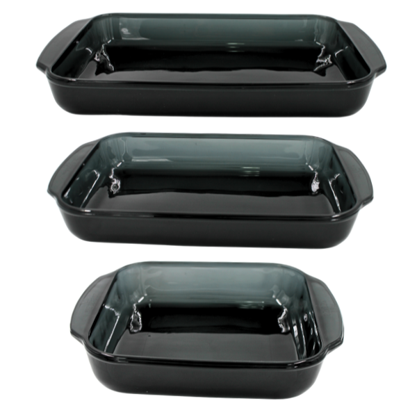 Juego de 3 bandejas humo(1725048)