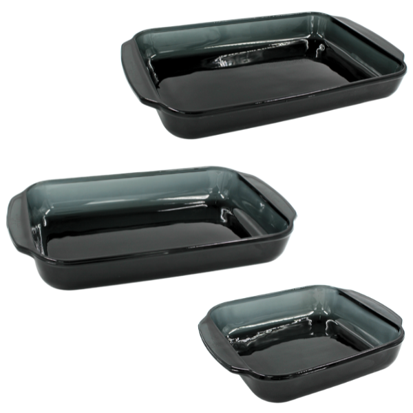 Juego de 3 bandejas humo(1725048)