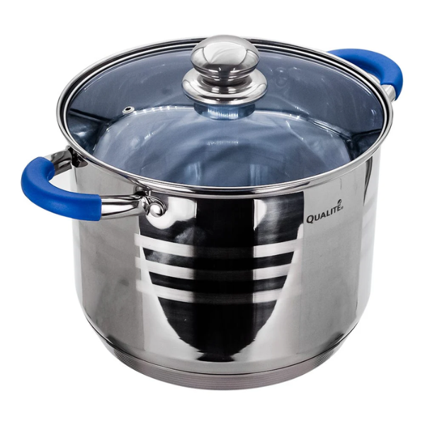 Bateria de cocina de 12 piezas acabado espejo de acero inoxi