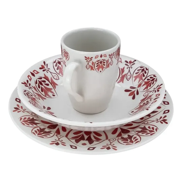 Vajilla de cerámica 9 piezas Valentina Corona MOD. VL138G030109LC (2)