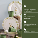 Vajilla de cerámica 12 piezas Brisa Corona MOD. VL177I040112 (2)