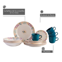 Vajilla de cerámica 16 piezas Bahari Corona MOD. VL164J040116 (2)