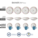 Vajilla de cerámica 16 piezas Bahari Corona MOD. VL164J040116 (2)