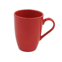 Vajilla de cerámica de 9 piezas Martina Corona cuadrada roja