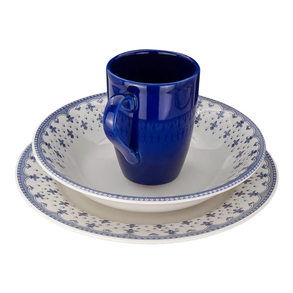 Vajilla de cerámica 9 piezas Elisa Corona MOD.  VL1269030109 (2)