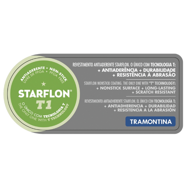 Juego De 3 Sartenes Tramontina Turim Azul