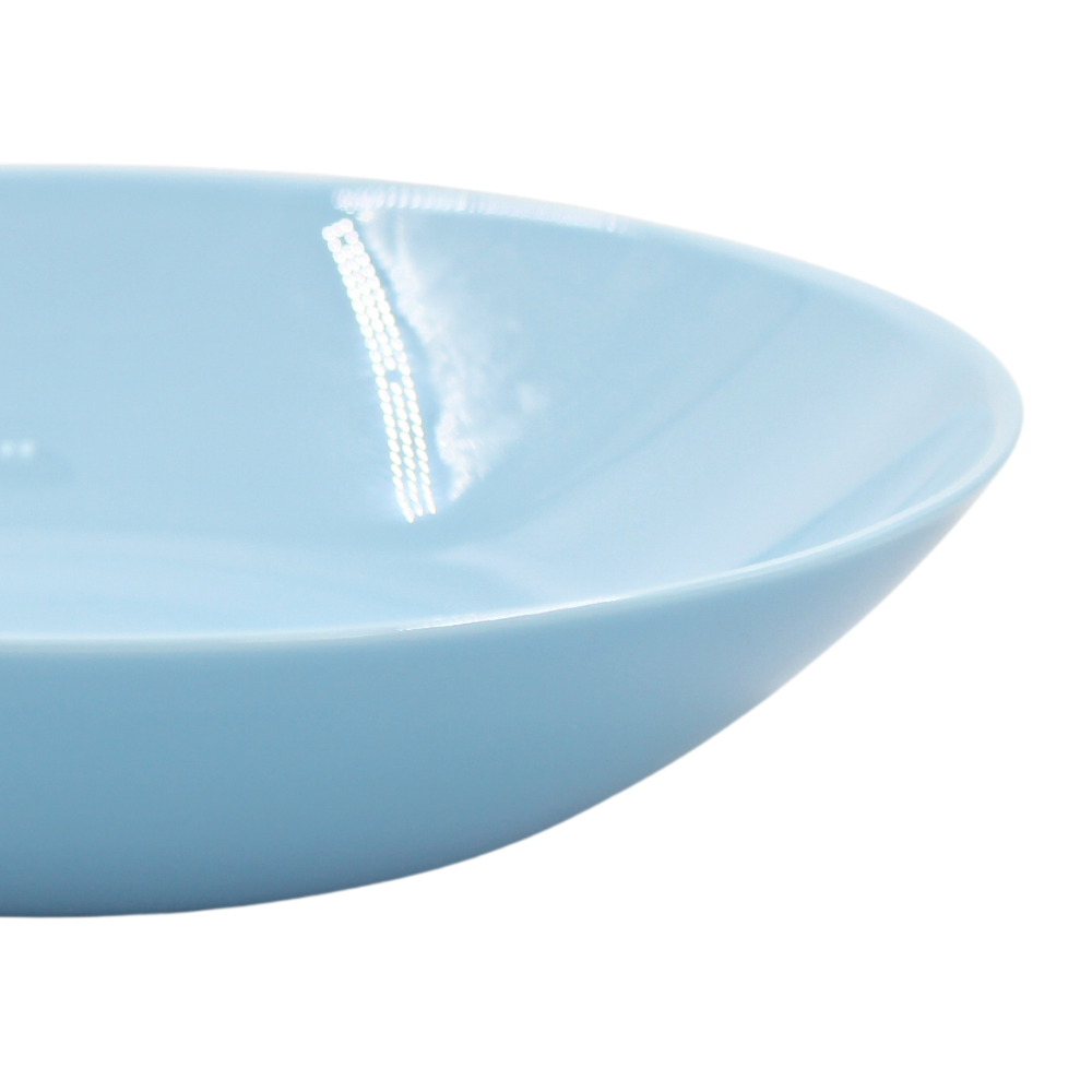 Vajilla 24 piezas vidrio opal con boles Diwali Azul Luminarc, Viste tu  mesa