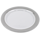 Plato extendido 8" 20 cm melamina Premium Elegantza Gris