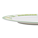 Plato extendido 9" 22.5 cm melamina Bambú Verde Clorofila