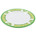 Plato extendido 10" 24.5 cm melamina Bambú Verde Clorofila