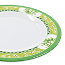 Plato extendido 10" 24.5 cm melamina Bambú Verde Clorofila