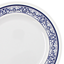 Plato extendido 10" 24.5 cm melamina talavera azul