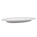 Plato oval 14" 36 cm melamina Premium Elegantza Gris