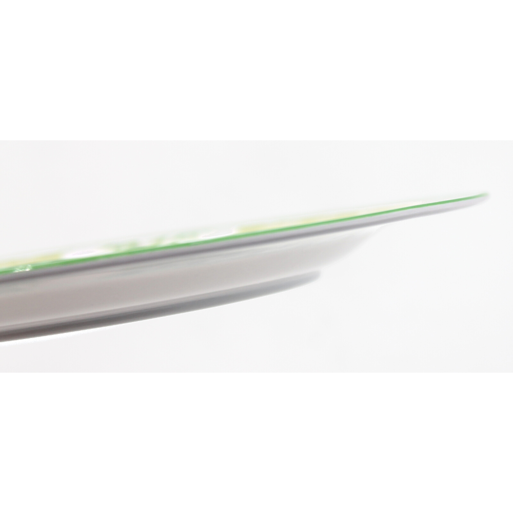 Platón oval 14" melamina Bambú Verde Clorofila