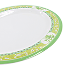 Plato oval 12" 30 cm melamina Bambú Verde Clorofila
