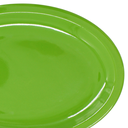 Plato oval 11.5" 29 cm melamina verde