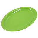 Plato oval 11.5" 29 cm melamina verde