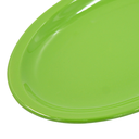 Plato oval 11.5" 29 cm melamina verde
