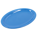 Plato oval 11.5" 29 cm melamina azul
