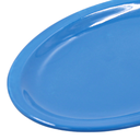 Plato oval 11.5" 29 cm melamina azul