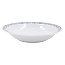 Plato oval 8" 20 cm melamina talavera azul