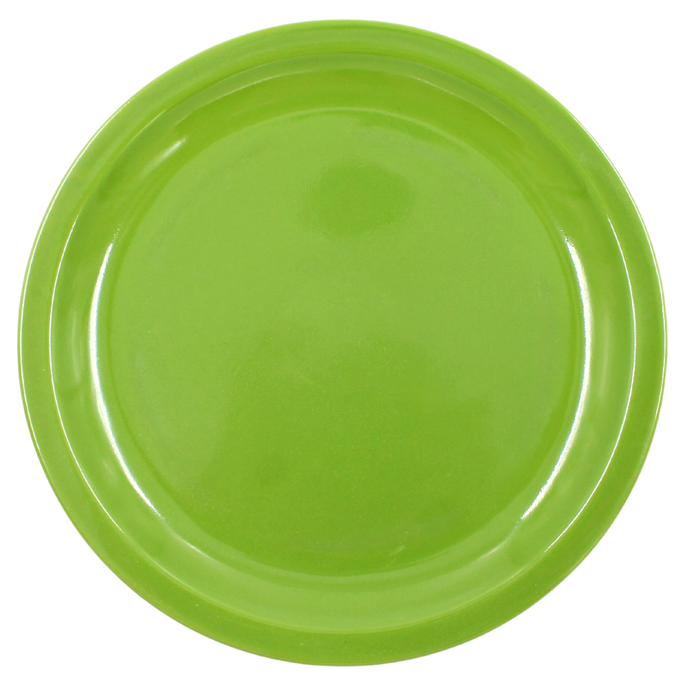 Plato trinche extendido 8" 20 cm melamina verde