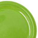 Plato trinche extendido 8" 20 cm melamina verde
