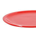 Plato trinche extendido 10" 25 cm melamina roja