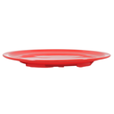 Plato trinche extendido 10" 25 cm melamina roja
