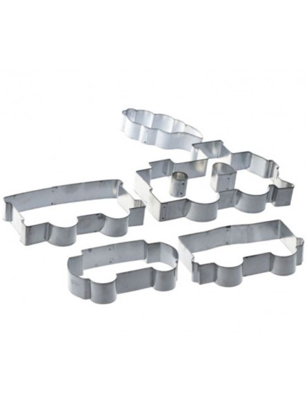 Cortadores para Galletas de acero inoxidable  8 Piezas Tren