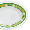 Tazón oval 10" 25 cm melamina Bambú Verde Clorofila
