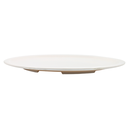 Plato extendido 10" 25 cm melamina Blanco Ostion