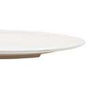 Plato extendido 10" 25 cm melamina Blanco Ostion