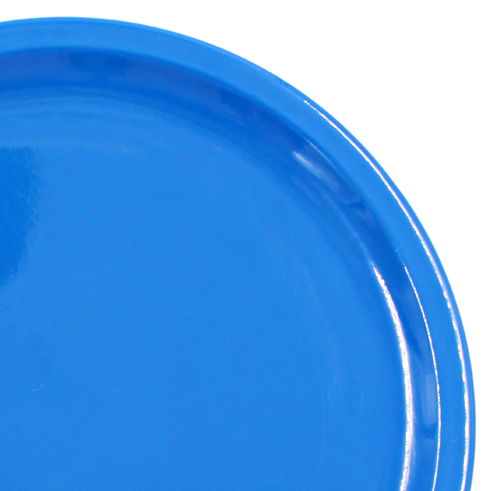 Plato trinche extendido 10" 25 cm melamina azul
