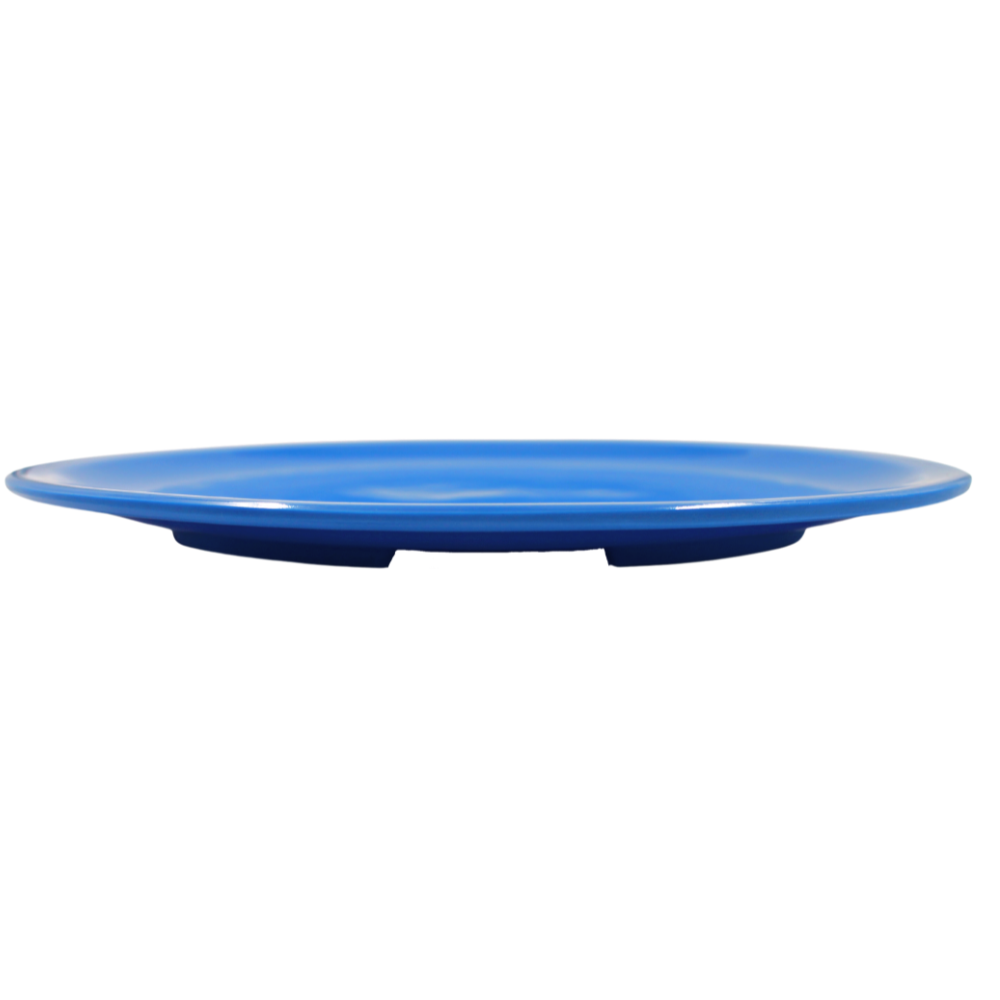Plato trinche extendido 10" 25 cm melamina azul