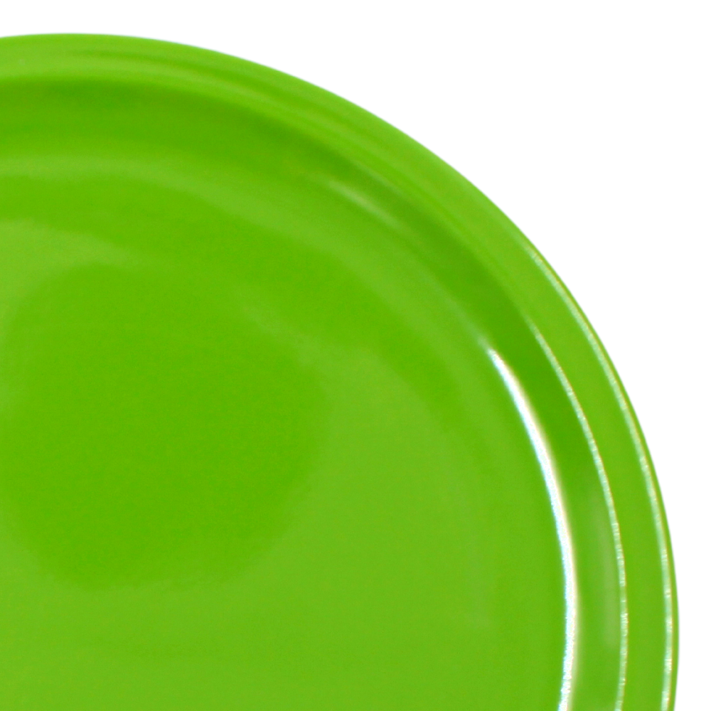 Plato trinche extendido 10" 25 cm melamina verde