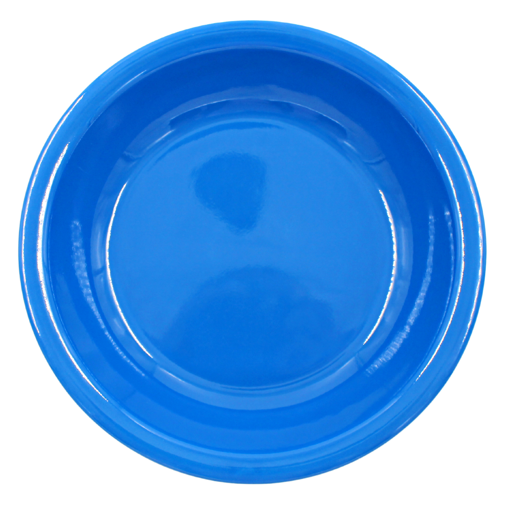 Plato sopero 7.5" 19 cm melamina azul