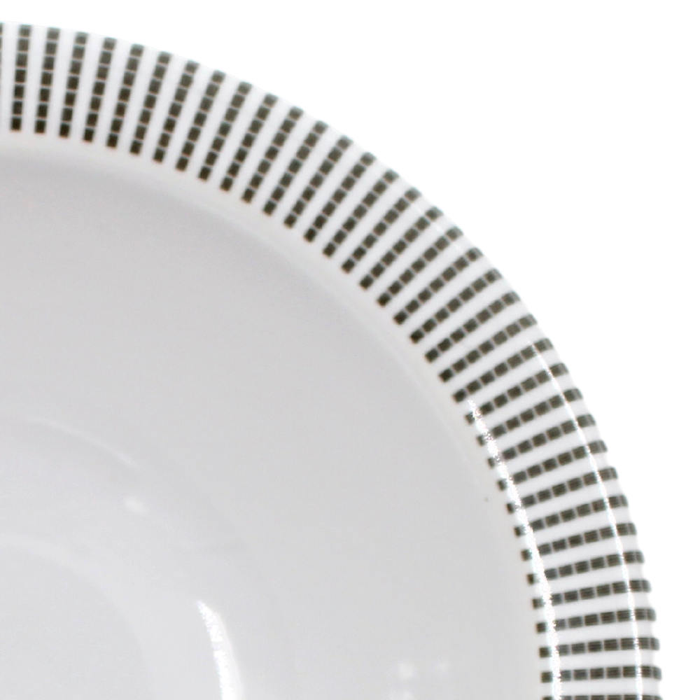 Plato para postre 4.5" 11 cm melamina Premium Elegantza Gris