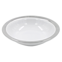 Plato sopero 7.5" 19 cm melamina Premium Elegantza Gris