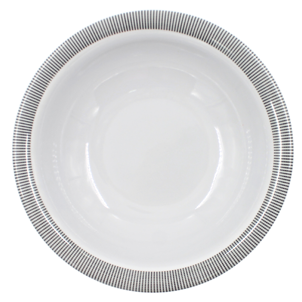 Plato sopero 7.5" 19 cm melamina Premium Elegantza Gris