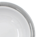 Plato sopero 7.5" 19 cm melamina Premium Elegantza Gris