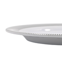Plato extendido 10.5" 26 cm melamina Premium Elegantza Gris