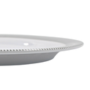 Plato extendido 10.5" 26 cm melamina Premium Elegantza Gris