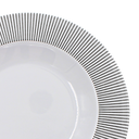 Plato sopero 10.5" 26 cm melamina Premium Elegantza Gris