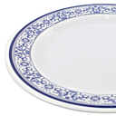 Plato extendido 11" 28 cm melamina Talavera azul