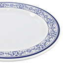 Plato extendido 11" 28 cm melamina Talavera azul