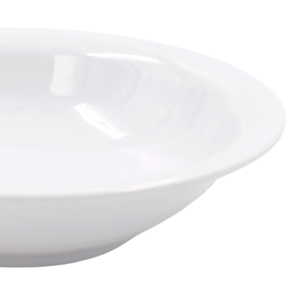 Plato sopero 7.5" 19 cm pulgadas melamina blanca Tavola