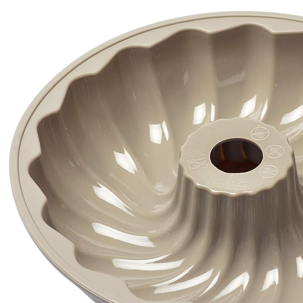 Molde de silicón ondulado 25 cm Beige Press