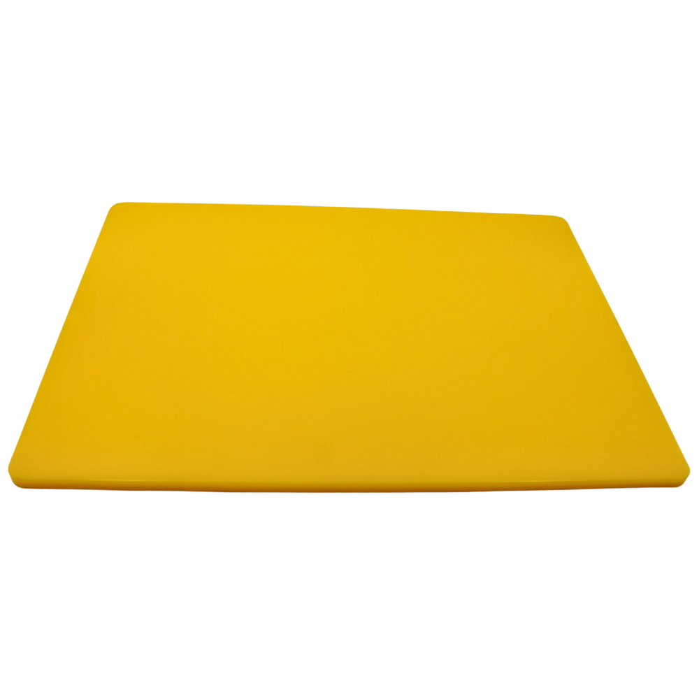 Tabla Para Picar De Plastico Amarillo 45X60X1.27 Cm / 18"X24"X1/2"@